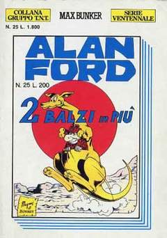 ALAN FORD VENTENNALE 25, MBP, nuvolosofumetti,