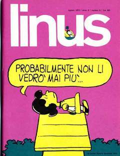LINUS '73 8-MILANO LIBRI- nuvolosofumetti.