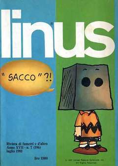 LINUS '81 7-MILANO LIBRI- nuvolosofumetti.