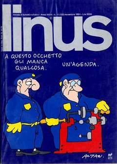 LINUS '91 11-MILANO LIBRI- nuvolosofumetti.