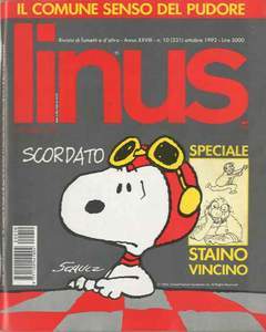 LINUS '92 10-MILANO LIBRI- nuvolosofumetti.