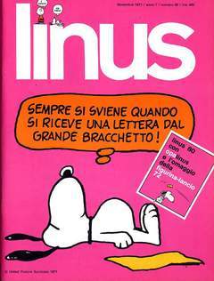 LINUS '71 11-MILANO LIBRI- nuvolosofumetti.