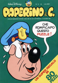 PAPERINO & C. 15-WALT DISNEY ITA- nuvolosofumetti.