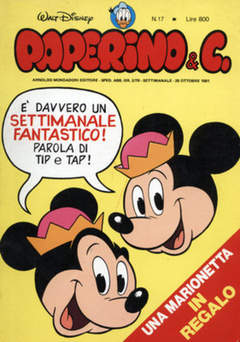 PAPERINO & C. 17-WALT DISNEY ITA- nuvolosofumetti.