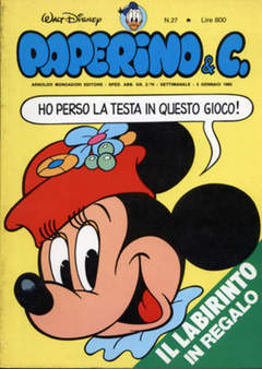 PAPERINO & C. 27-WALT DISNEY ITA- nuvolosofumetti.