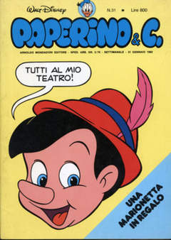 PAPERINO & C. 31-WALT DISNEY ITA- nuvolosofumetti.