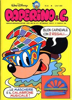 PAPERINO & C. 34-WALT DISNEY ITA- nuvolosofumetti.