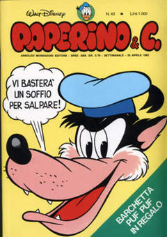 PAPERINO & C. 43-WALT DISNEY ITA- nuvolosofumetti.