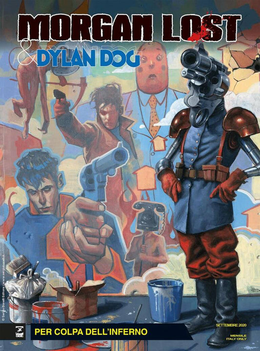 Morgan Lost VS. Dylan Dog  per colpa dell'inferno 2, SERGIO BONELLI EDITORE, nuvolosofumetti,