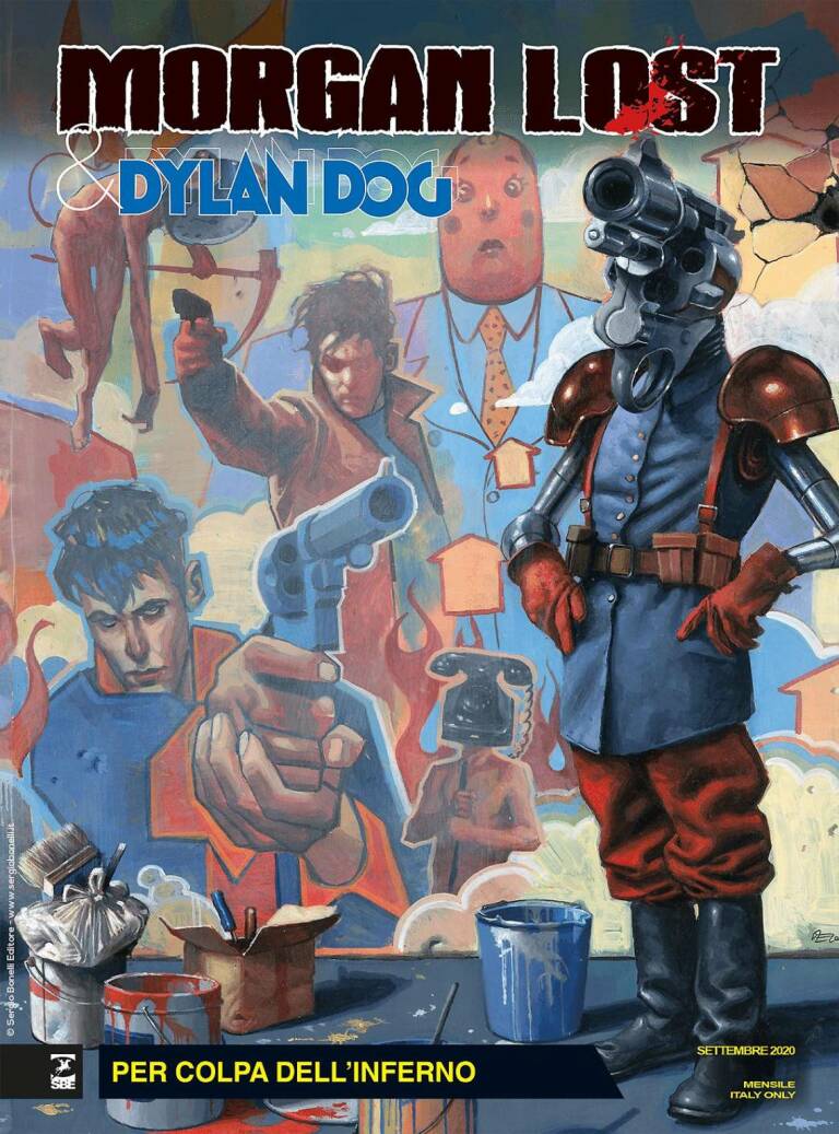Morgan Lost VS. Dylan Dog  per colpa dell'inferno 2, SERGIO BONELLI EDITORE, nuvolosofumetti,