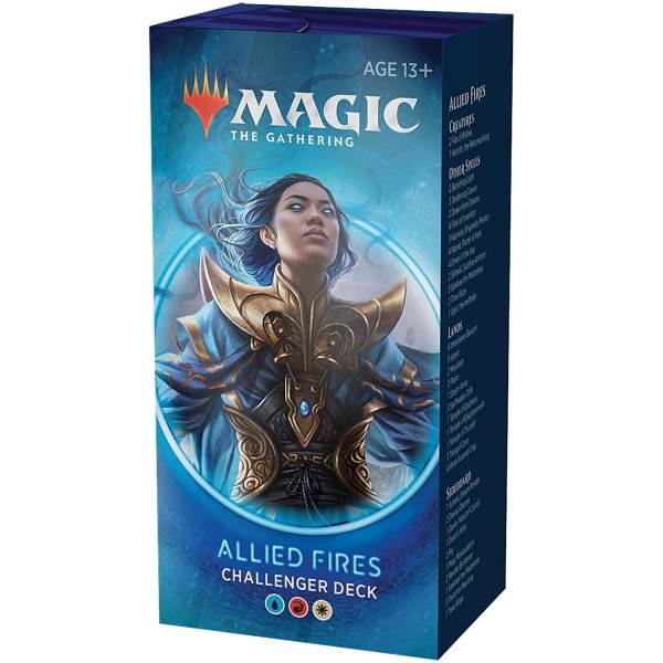 Magic Challenger deck - Allied fires, wizard of the coast, nuvolosofumetti,