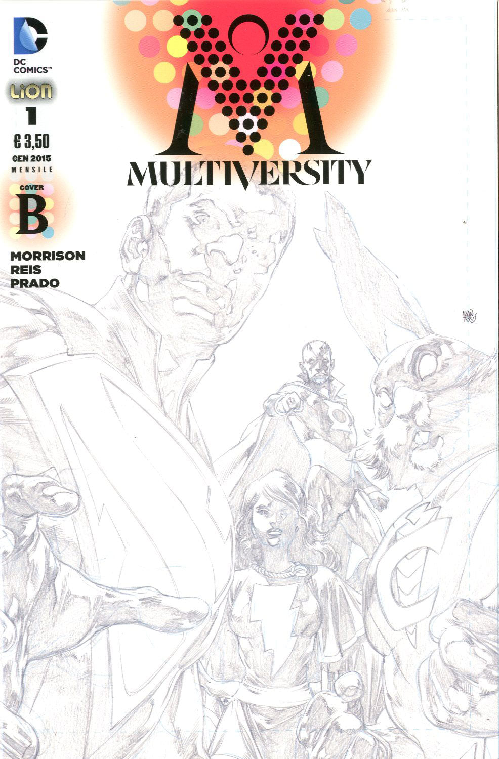 MULTIVERSITY cover B # 1-LION- nuvolosofumetti.