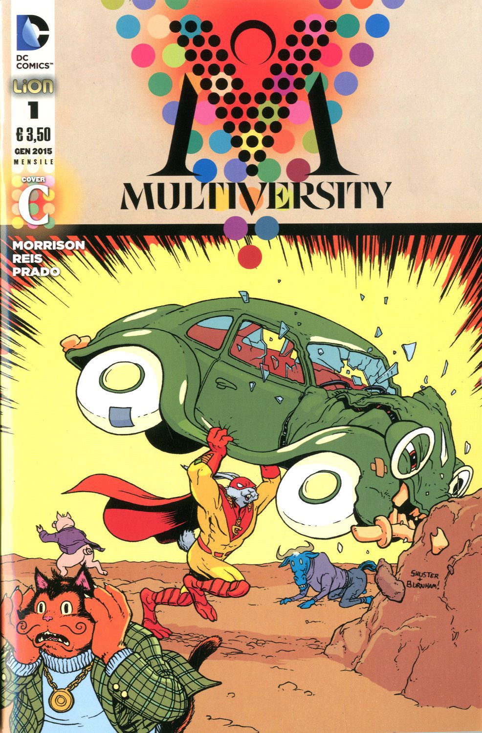 MULTIVERSITY cover C # 1-LION- nuvolosofumetti.