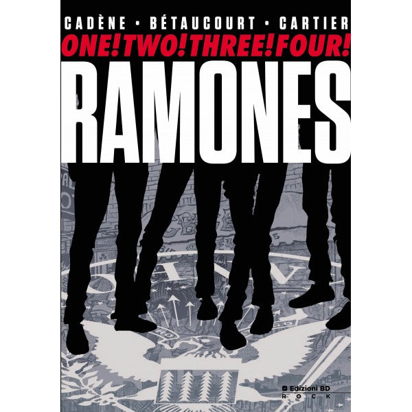 one two threew four Ramones-Edizioni BD- nuvolosofumetti.