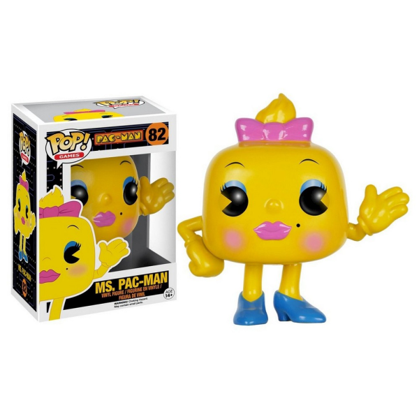 Pac-Man Ms. Pac-Man POP 82, funko, nuvolosofumetti,