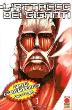 L`ATTACCO DEI GIGANTI DISCOVERY 1 1, PANINI COMICS, nuvolosofumetti,