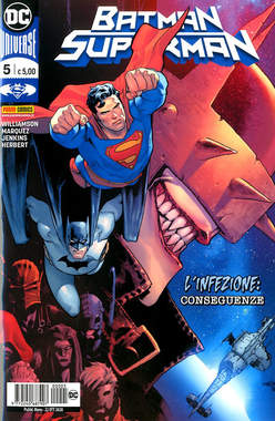 BATMAN SUPERMAN 5, PANINI COMICS, nuvolosofumetti,