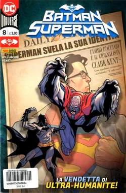 BATMAN SUPERMAN 8, PANINI COMICS, nuvolosofumetti,