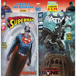 DC COMICS PACK BATMAN 1 + SUPERMAN 1, PANINI COMICS, nuvolosofumetti,