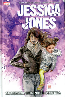 Jessica Jones  volume 3 IL RITORNO DELL`UOMO PORPORA 3-PANINI COMICS- nuvolosofumetti.