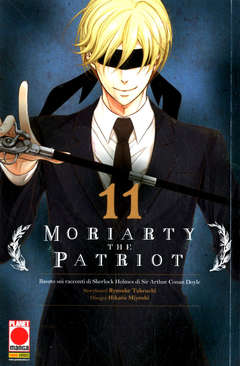 MORIARTY THE PATRIOT 11 11, PANINI COMICS, nuvolosofumetti,