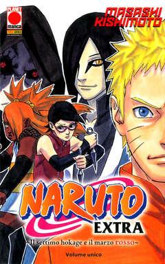 NARUTO EXTRA IL SETTIMO HOKAGE E IL MARZO ROSSO RISTAMPA, PANINI COMICS, nuvolosofumetti,
