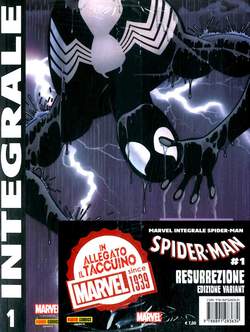 Marvel integrale Spider-Man di J.M. Dematteis 1 variant con taccuino 1, PANINI COMICS, nuvolosofumetti,