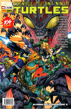 Teenage mutant Ninja Turtles 45, PANINI COMICS, nuvolosofumetti,