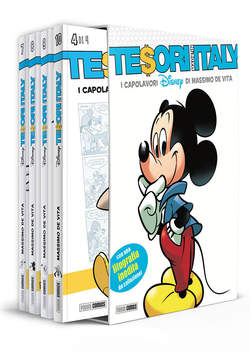 Tesori made in Italy  MASSIMO DE VITA 4 con cofanetto completo-PANINI DISNEY- nuvolosofumetti.