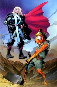 Thor # 260 variant Fortnite, Panini Comics, nuvolosofumetti,