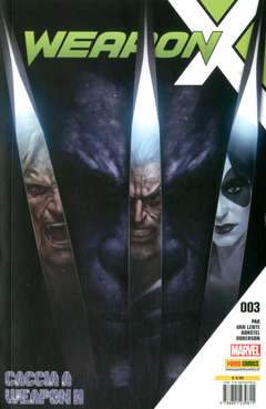 Weapon x3 Caccia a Weapon H 3-PANINI COMICS- nuvolosofumetti.