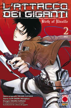 L'attacco dei Giganti Birth of Rivaille ristampa 2 2-PANINI COMICS- nuvolosofumetti.