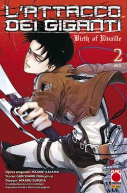 L'ATTACCO DEI GIGANTI BIRTH OF RIVAILLE 2-Panini Comics- nuvolosofumetti.