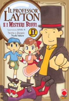 il professor Layton e i misteri buffi 1-Panini Comics- nuvolosofumetti.