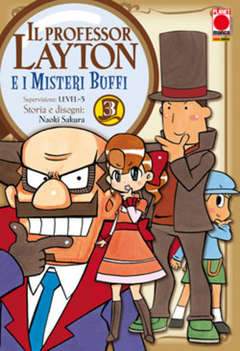 il professor Layton e i misteri buffi 3-Panini Comics- nuvolosofumetti.