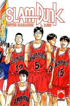 SLAM DUNK POSTER MAGAZINE 2-Panini Comics- nuvolosofumetti.