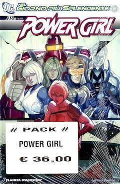 POWER GIRL PACK-PLANETA DE AGOSTINI- nuvolosofumetti.