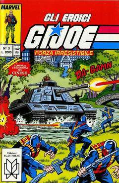 G.I. JOE 5-Play Press- nuvolosofumetti.