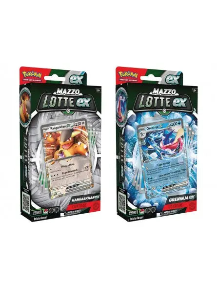 Pokemon un Mazzo RANDOM Lotte Ex Kangaskhan Ex Greninja- Italiano