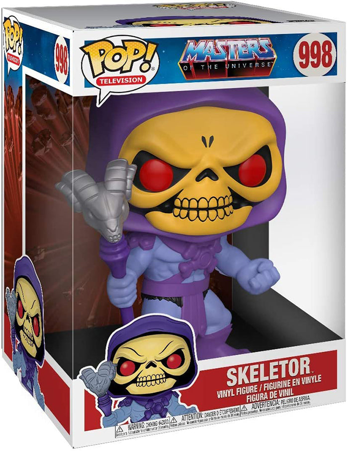 POP ANIMATION MASTERS OF THE UNIVERSE 10 INCH SKELETOR # 998
