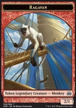 Ragavan token  Rivolta dell'etere 186-Wizard of the Coast- nuvolosofumetti.