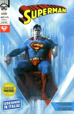 Superman rinascita # 62 variant Mattina-LION- nuvolosofumetti.