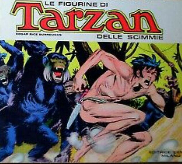 Tarzan delle scimmie album di figure completo, CENISIO, nuvolosofumetti,