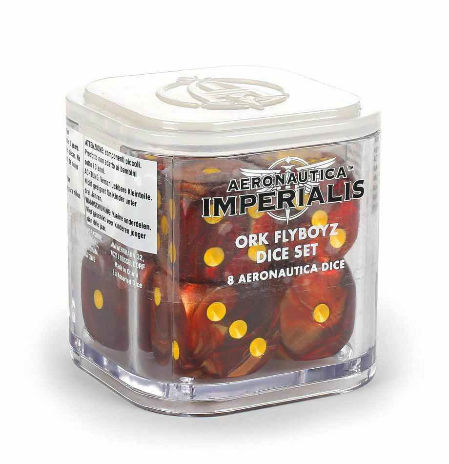 Imperial Ork flyboyz dice set-GAMES WORKSHOP- nuvolosofumetti.