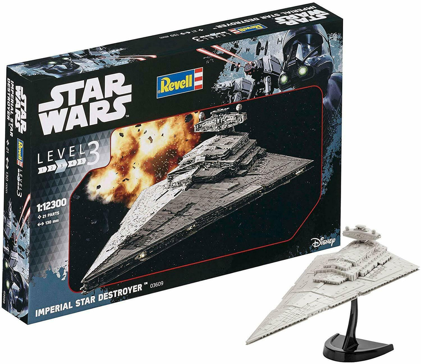 Imperial Destroyer Star War lungo 130mm