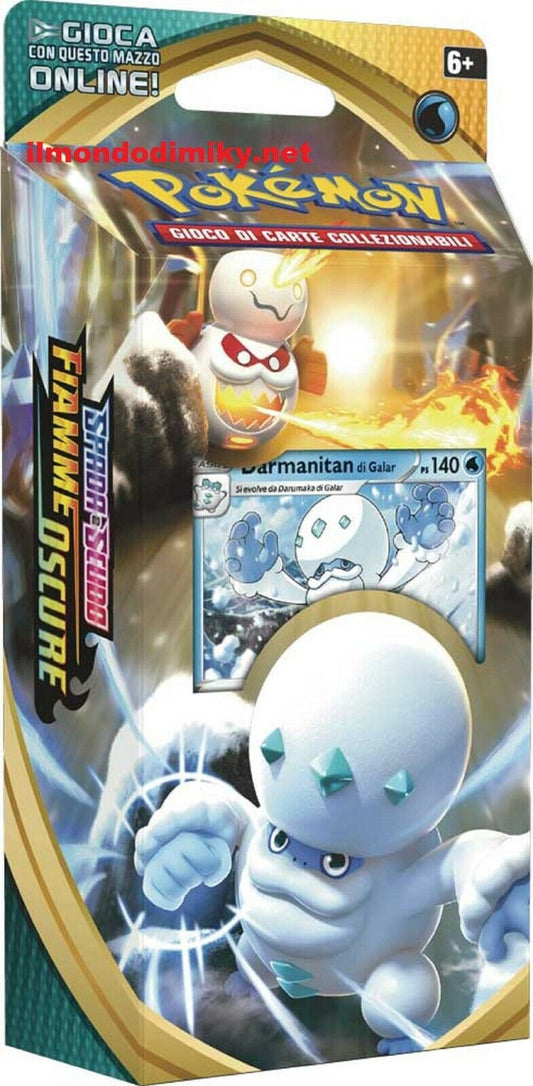 Pokemon Spada e Scudo Fiamme Oscure mazzo tematico Darmanitan di Galar