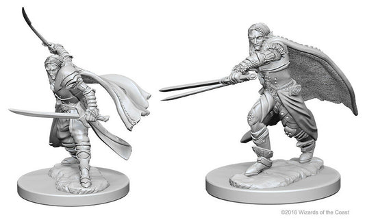 D&D Nolzur's Marvelous Miniatures: Unpainted Elf Ranger Male, WIZKIDS/NECA, nuvolosofumetti,