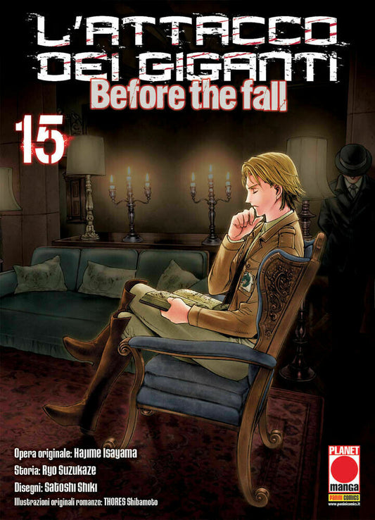 L'attacco dei giganti before the fall manga 15-PANINI COMICS- nuvolosofumetti.