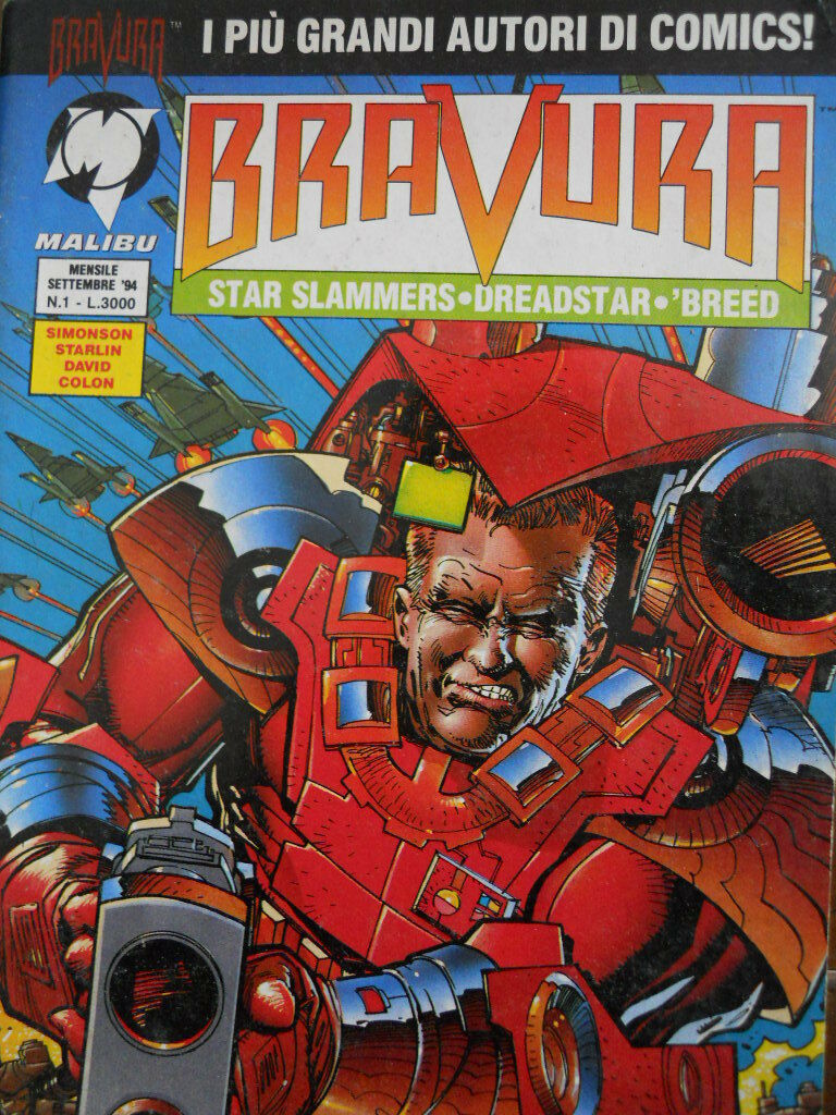 Bravura Star Slammer-Dreadstar-'Breed - saga completa  - dal n. 1 al n. 7  - edizioni Star Comics-COMPLETE E SEQUENZE- nuvolosofumetti.