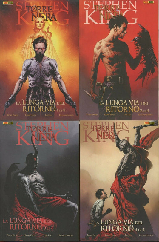 La torre Nera la lunga via del ritorno dal n1 al n, 4 - Stephen King  completa - Panini comica